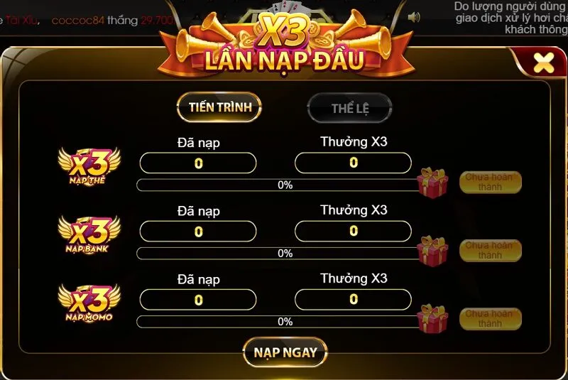 Khuyến mãi KKVin – Sự kiện x3 tiền nạp hấp dẫn ngàn năm mới có