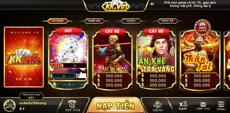 Hướng dẫn đăng ký KKVin – Chân trời mới vô cùng tuyệt mỹ và cuốn hút người chơi