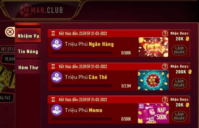 Khuyến mãi Man Club cực hời dành tặng anh em trong cộng đồng game thủ
