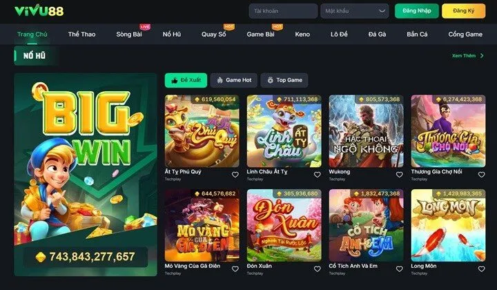 Khuyến mãi giá trị nhận được khi đến với Vivu88